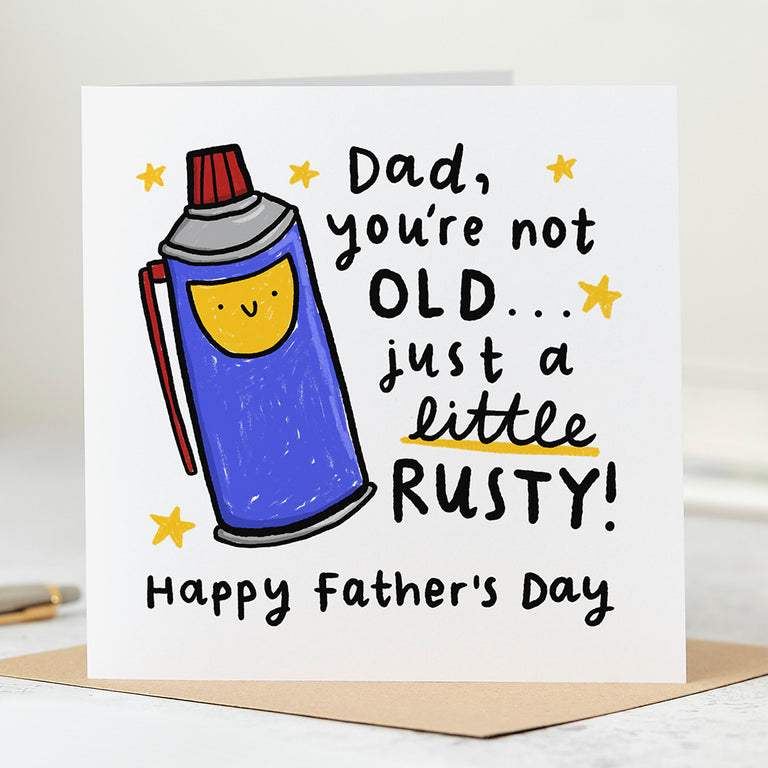 Dad Little Rusty Father's Day Card