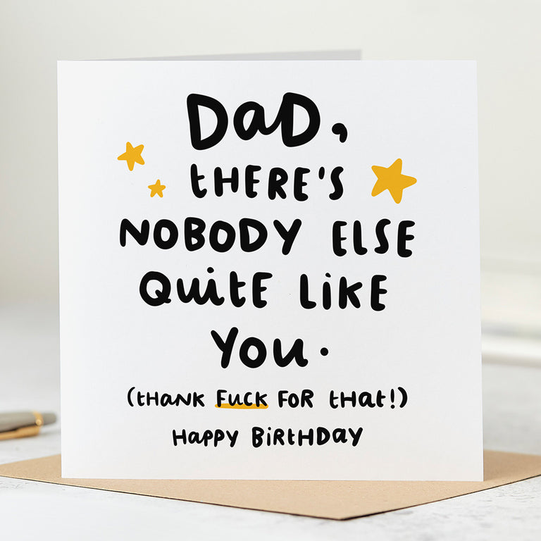 Dad Nobody Like You Birthday Card