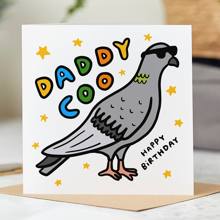 Daddy Coo Birthday Card