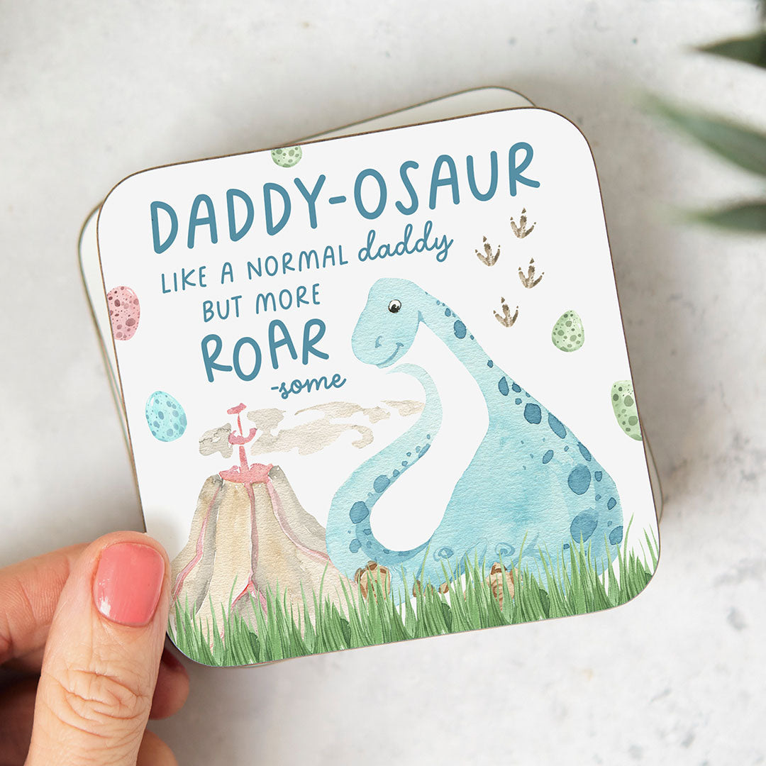 Daddy osaur Coaster Daddy Dinosaur Gift Arrow Gift Co