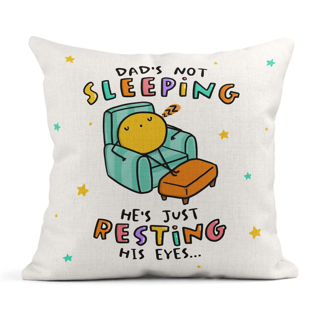 Dad's Not Sleeping Cushion