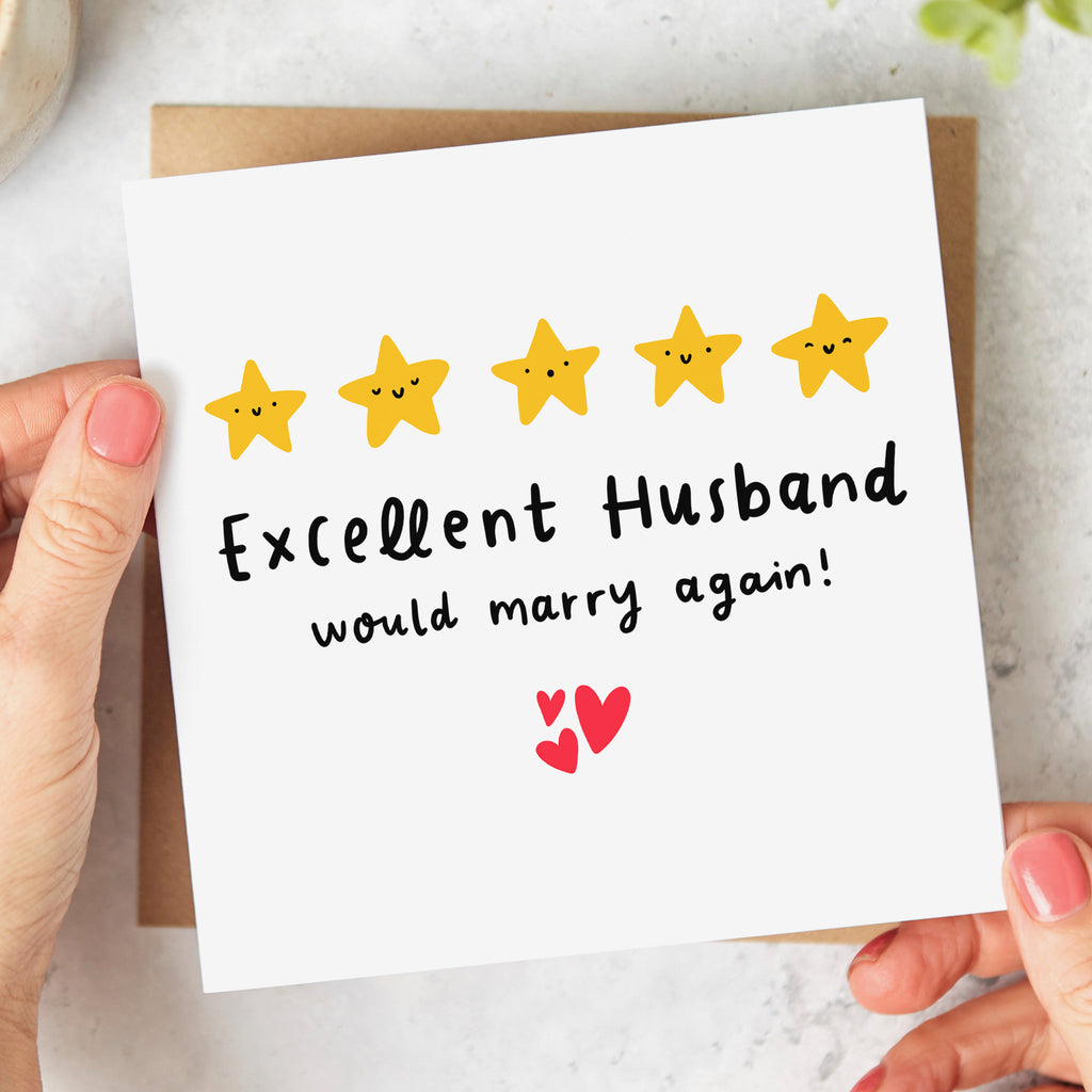 Excellent Husband Marry Again Card
