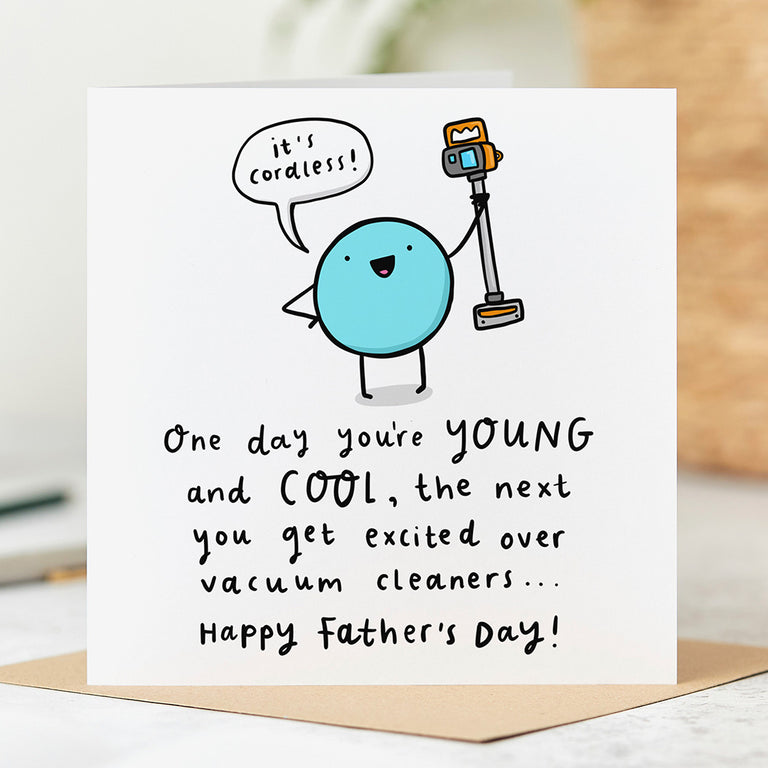 Vacuum Cleaners Father's Day Card