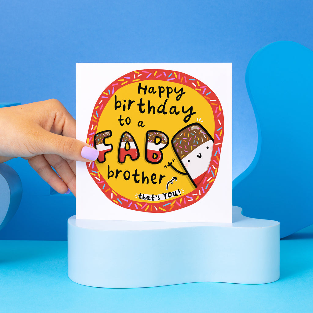 Fab Brother Birthday Card