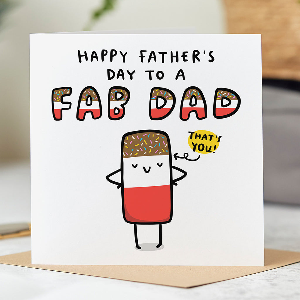 Fab Dad Father's Day Card
