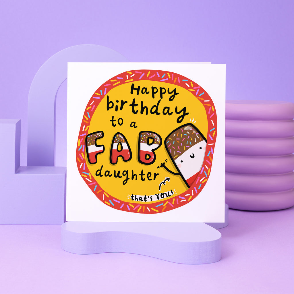 Fab Daughter Birthday Card