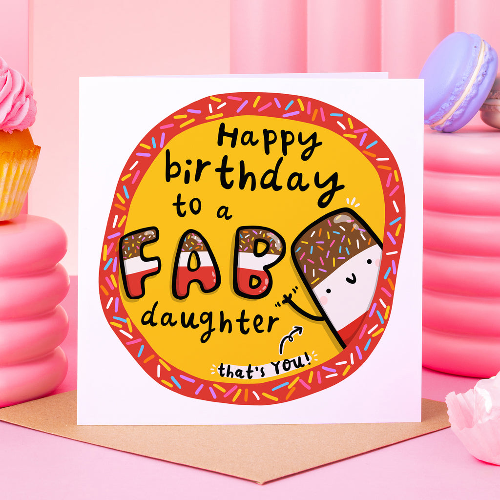 Fab Daughter Birthday Card