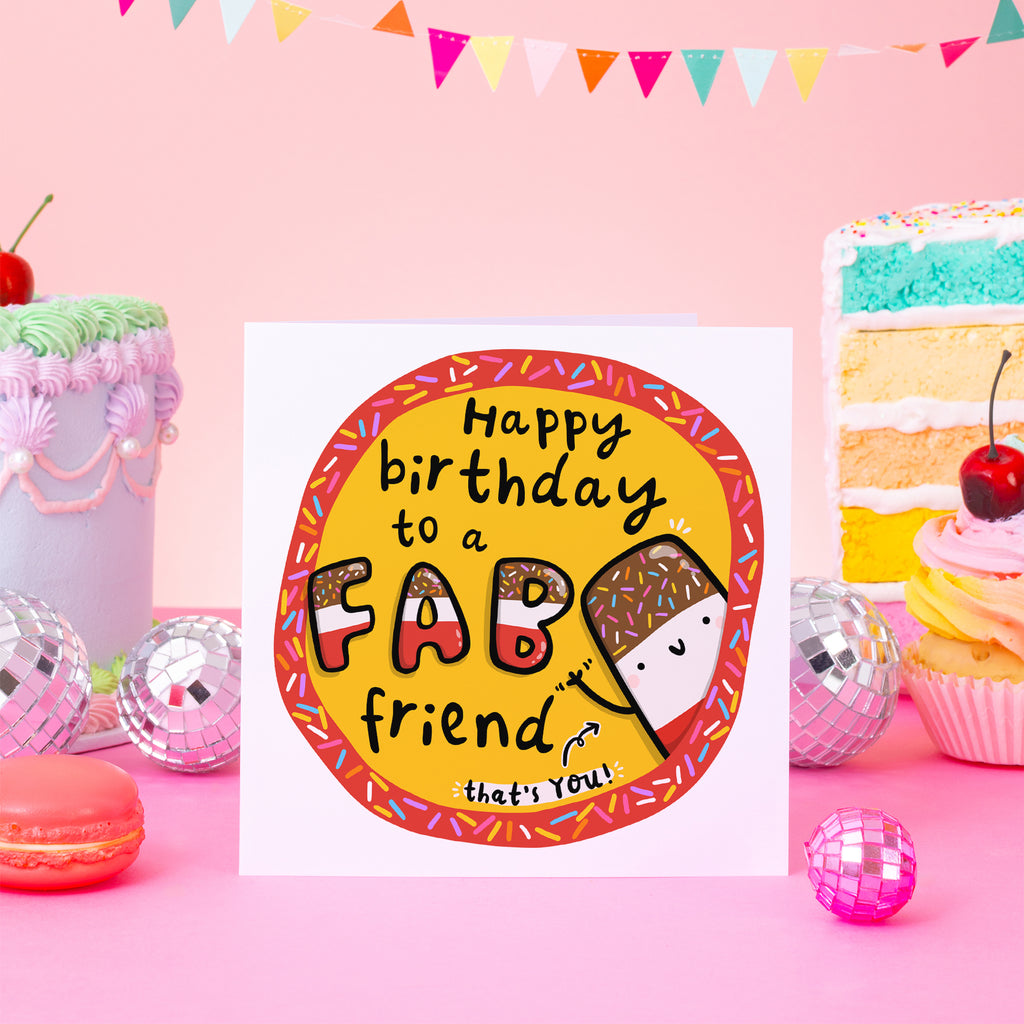 Fab Friend Birthday Card