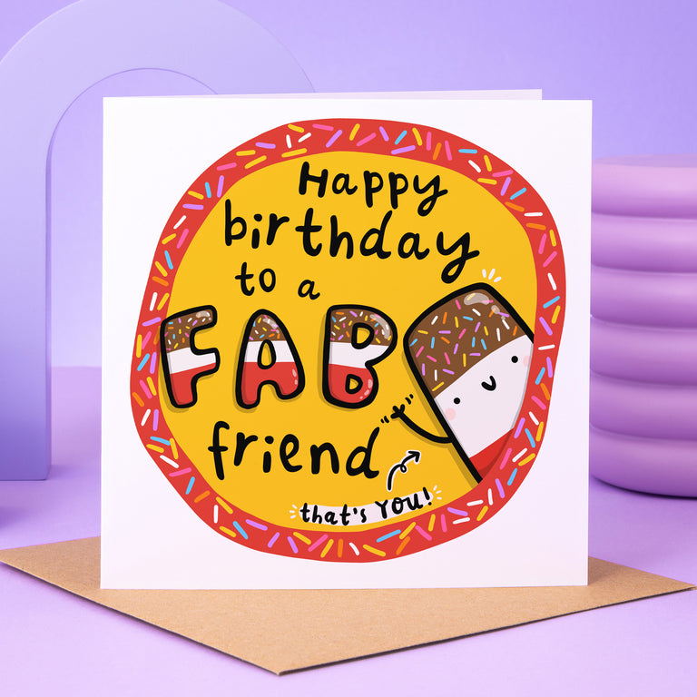 Fab Friend Birthday Card