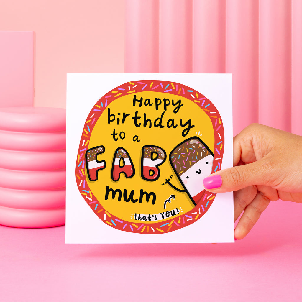 Fab Mum Birthday Card