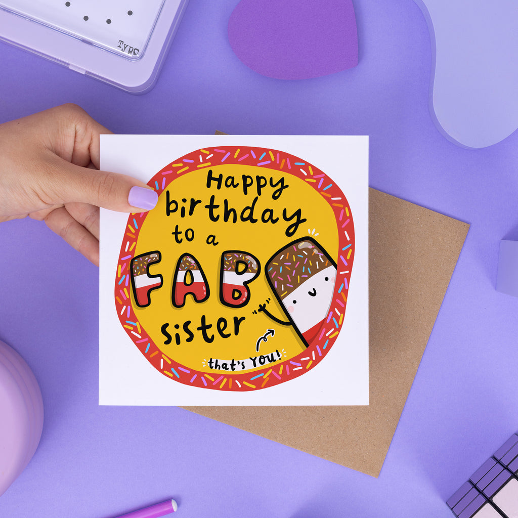 Fab Sister Birthday Card