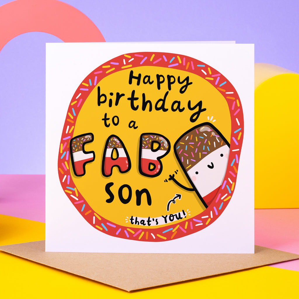 Fab Son Birthday Card