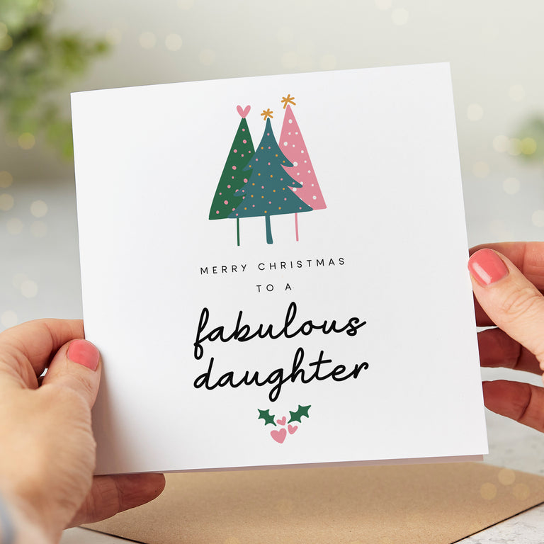Daughter Fabulous Christmas Card