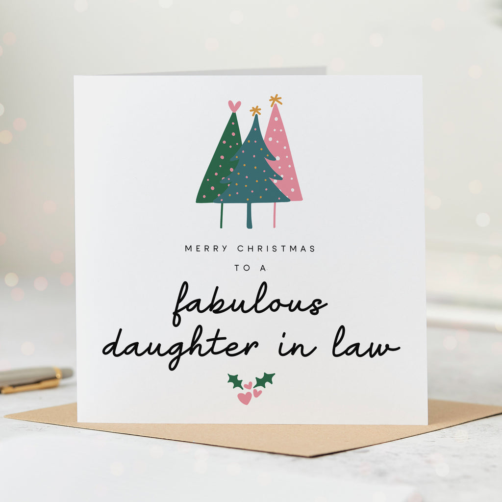 Daughter in Law Fabulous Christmas Card