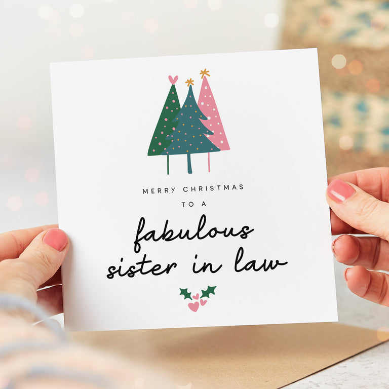 Sister in Law Fabulous Christmas Card