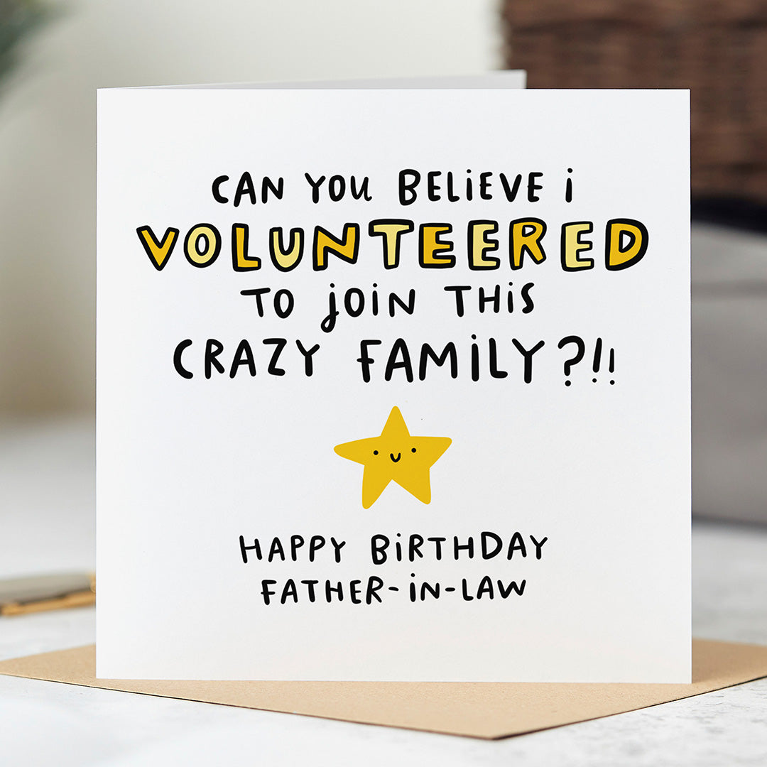 Join This Crazy Family Funny Father in law Birthday Card Arrow Gift Co join-this-crazy-family-funny-father-in-law-birthday-card-arrow-gift-co
