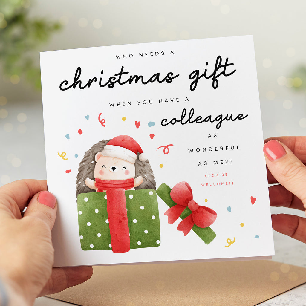 Colleague is Your Wonderful Gift Christmas Card
