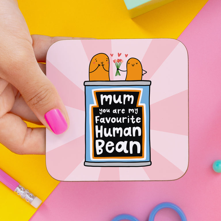 Mum Favourite Human Bean™ Coaster