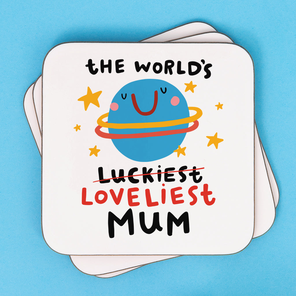 Mum World's Luckiest Coaster