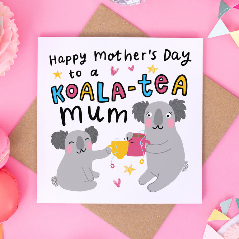 Mum Koala-Tea Mother's Day Card