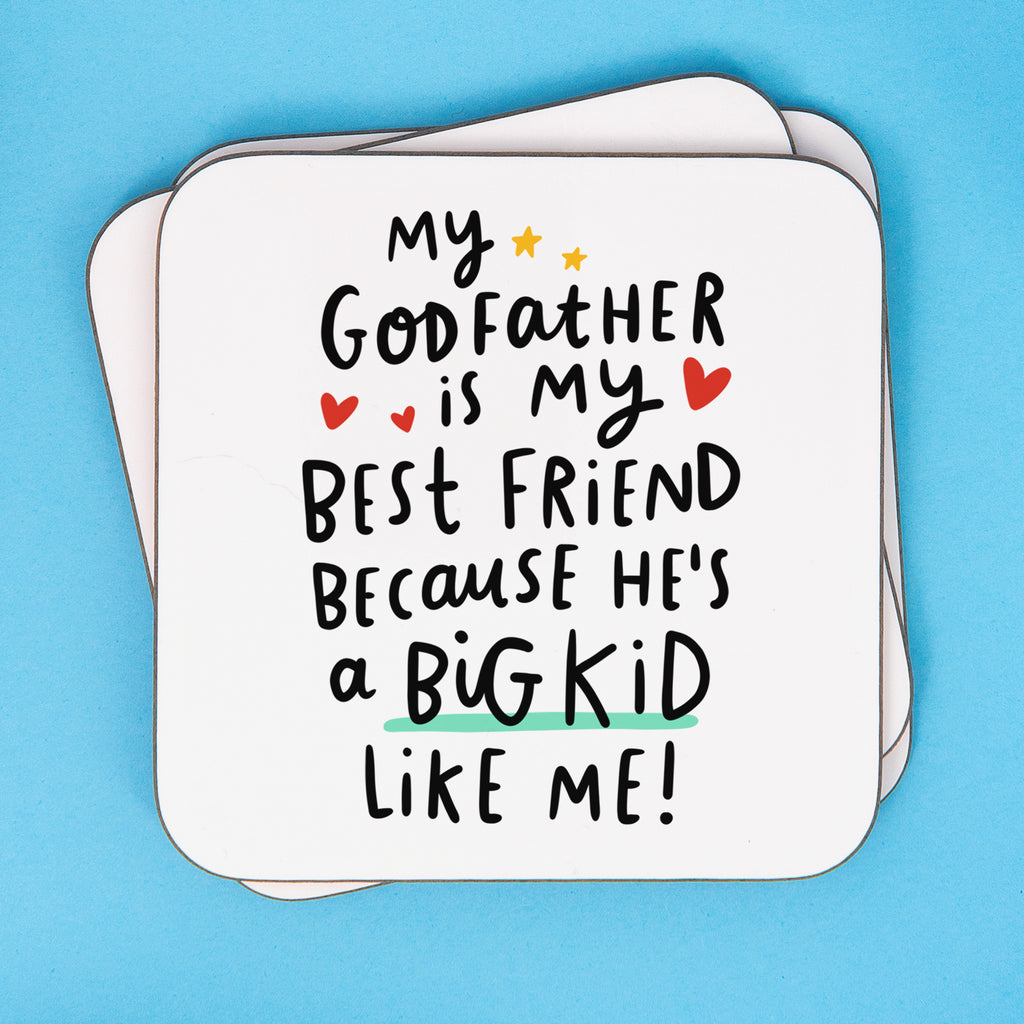 Godfather My Best Friend Coaster