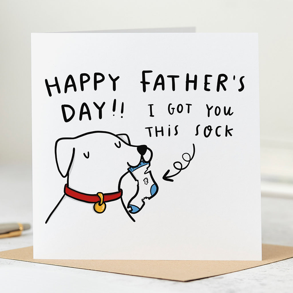 Got You This Sock Fathers Day Card