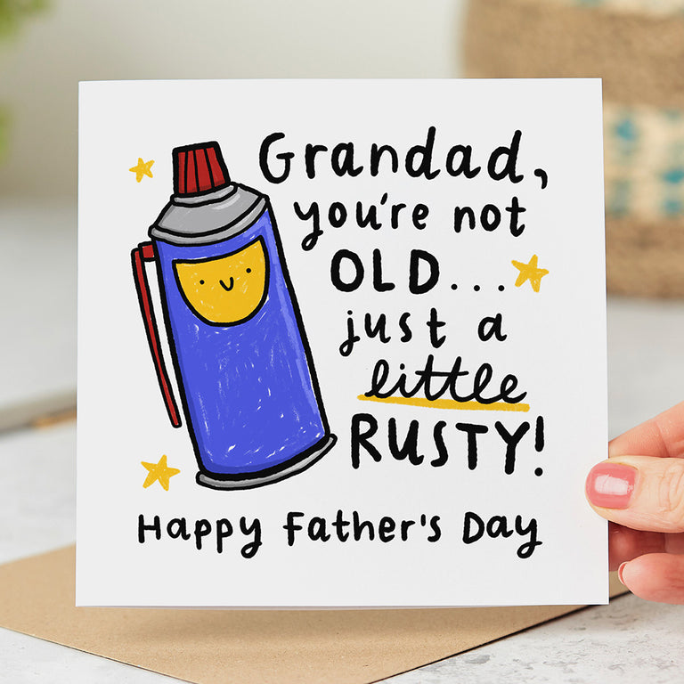 Grandad Little Rusty Father's Day Card