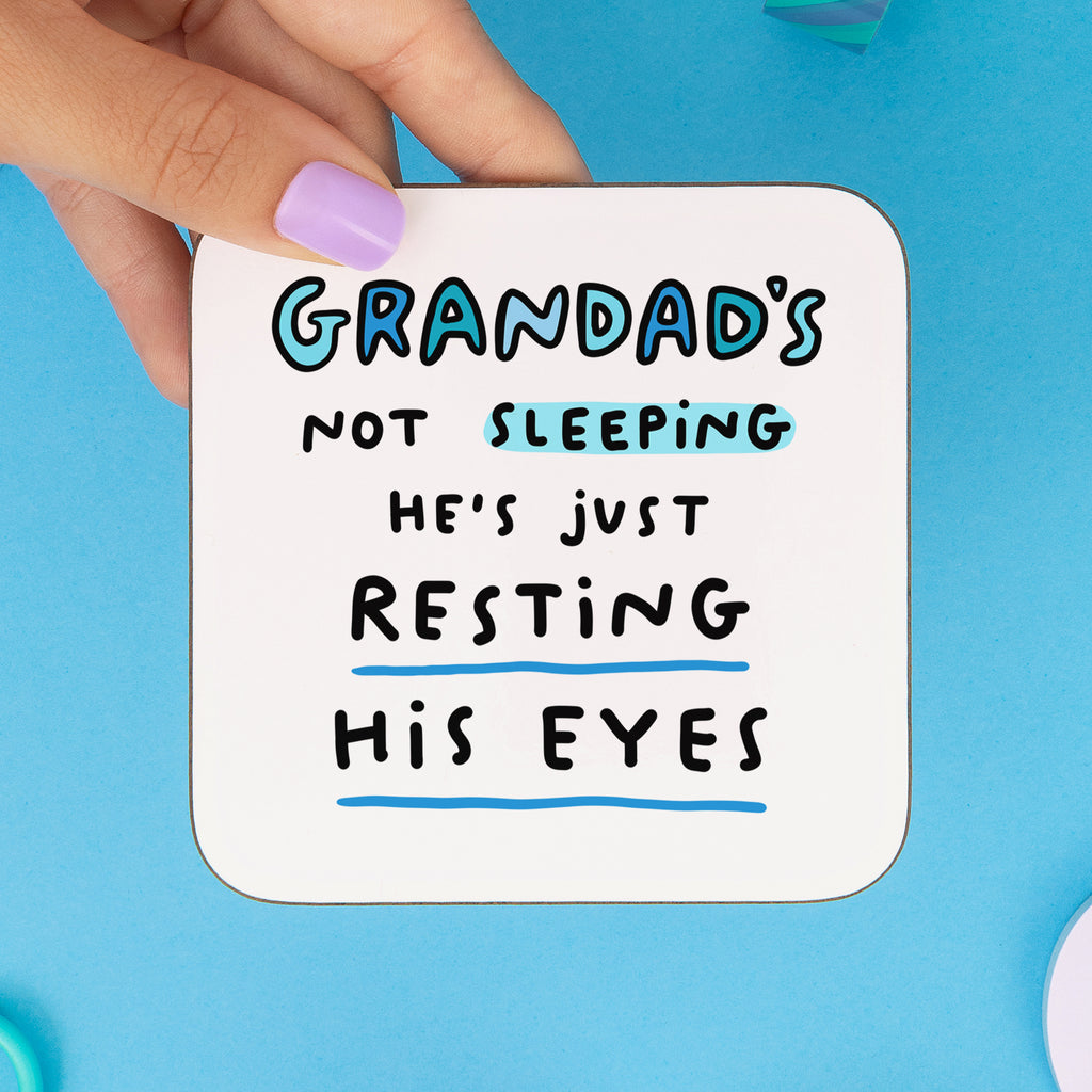 Grandad Not Sleeping Coaster