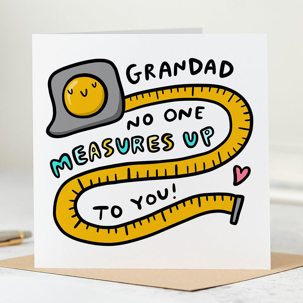 Grandad No One Measures Up Card