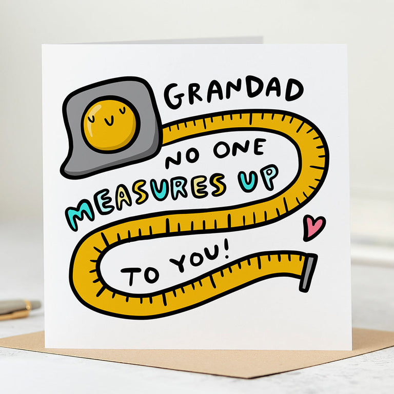 Grandad No One Measures Up Card