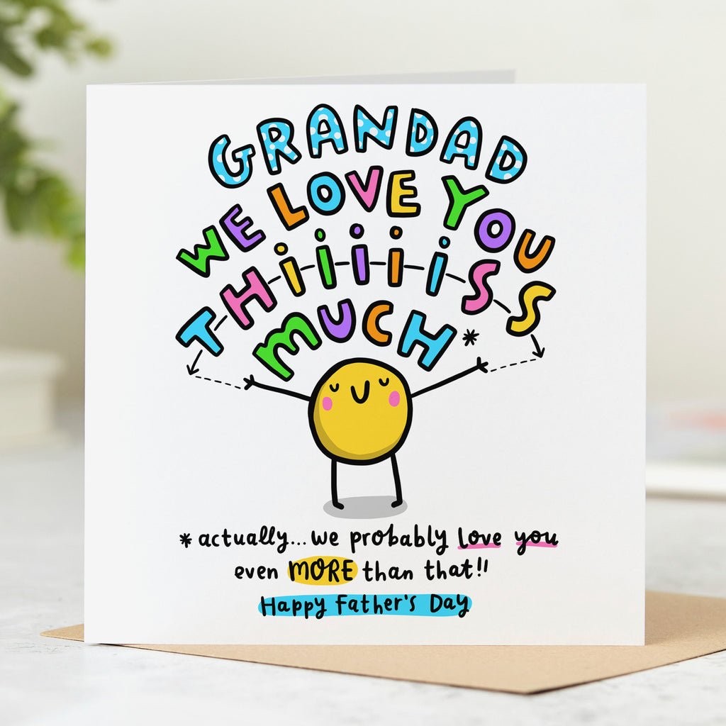 Love You This Much Grandad Father's Day Card
