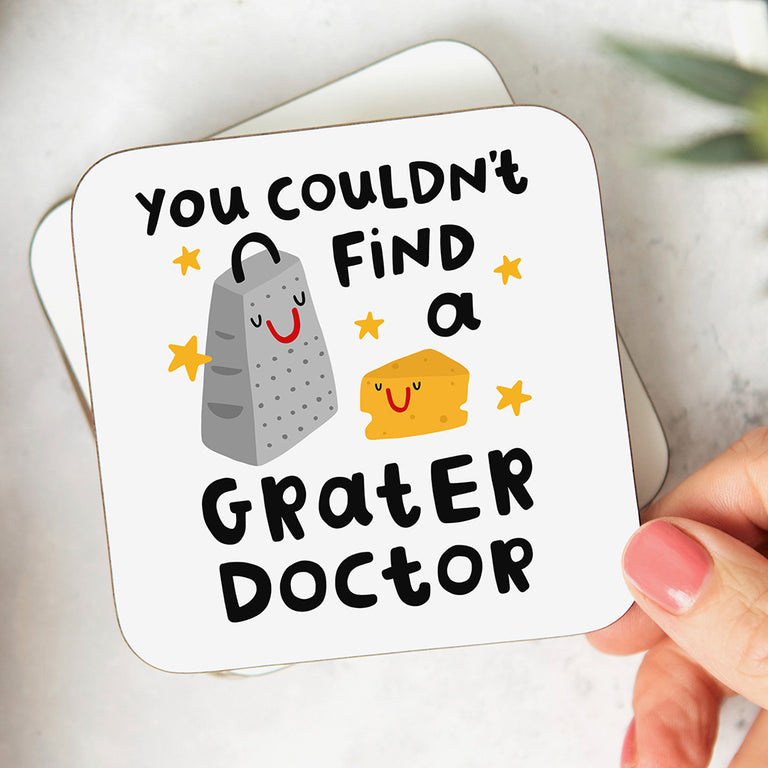 Doctor Grater Coaster