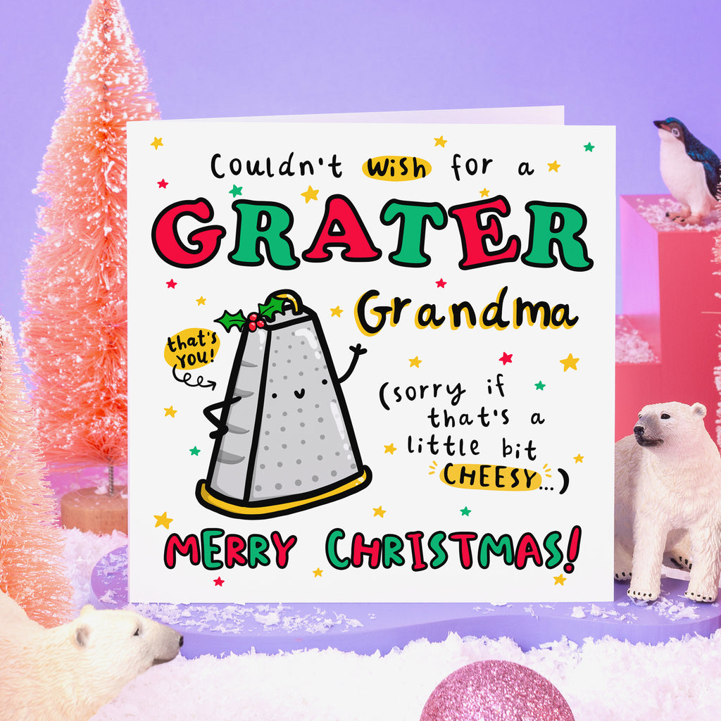 Grater Grandma Christmas Card