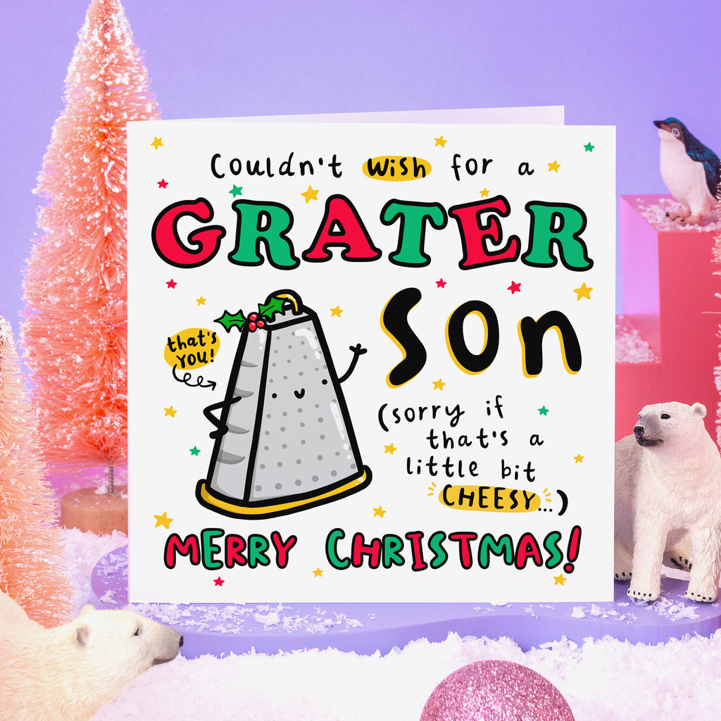 Grater Son Christmas Card