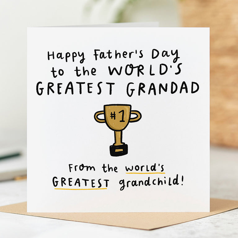 Greatest Grandad Father's Day Card