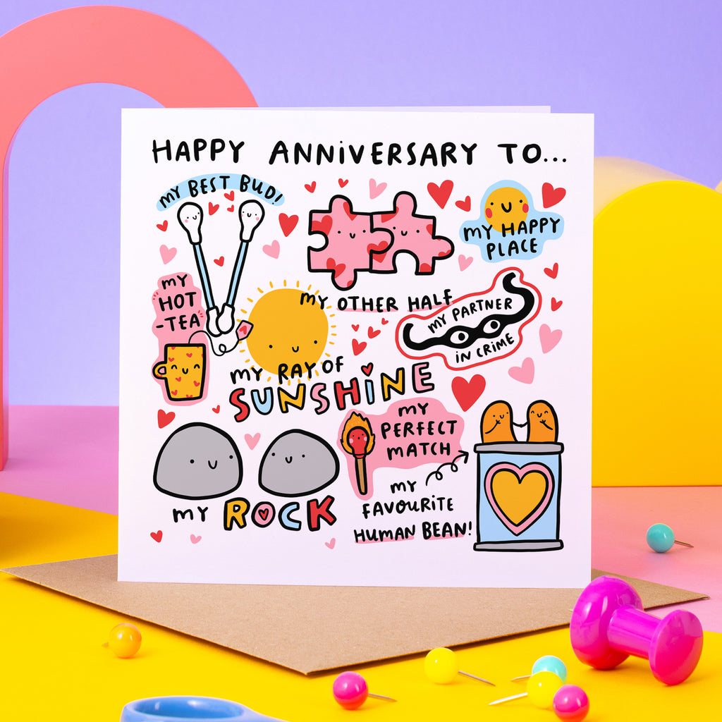 Happy Anniversary To... Card