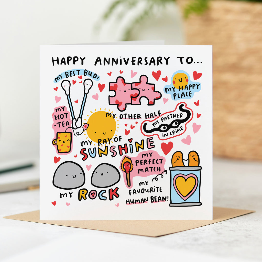 Happy Anniversary To... Card
