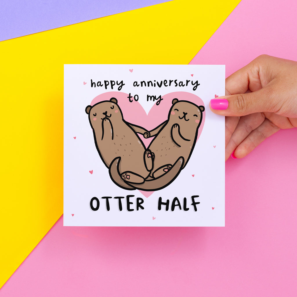 Happy Anniversary to My Otter Half Card