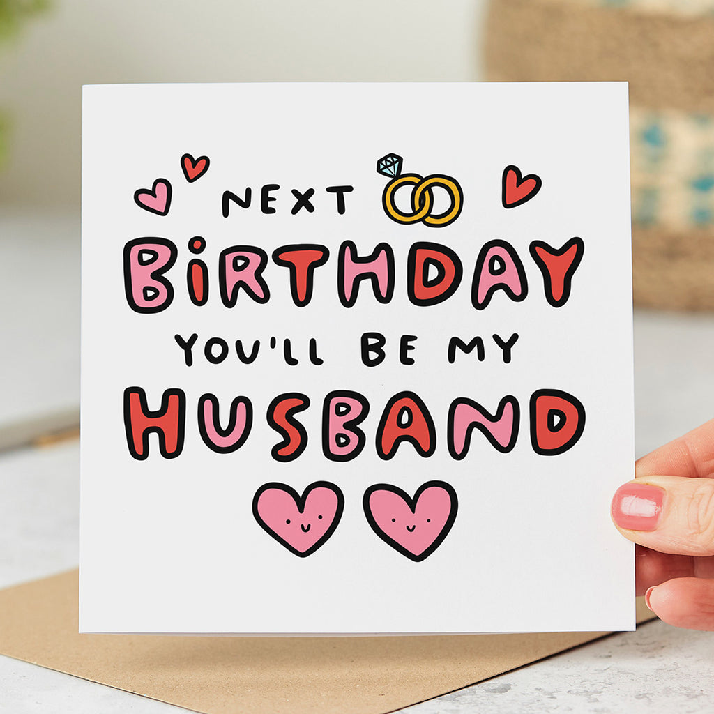 Husband Next Birthday Card