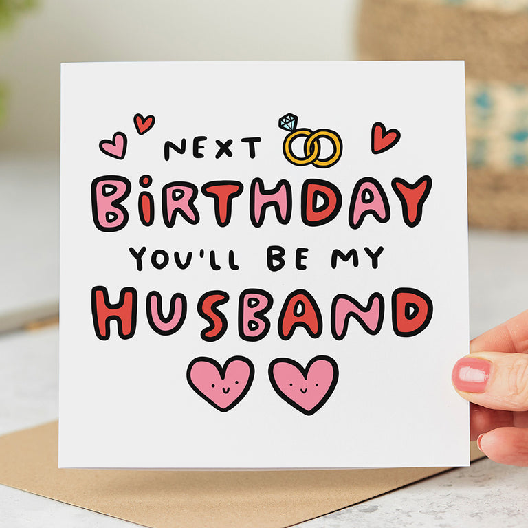 Husband Next Birthday Card