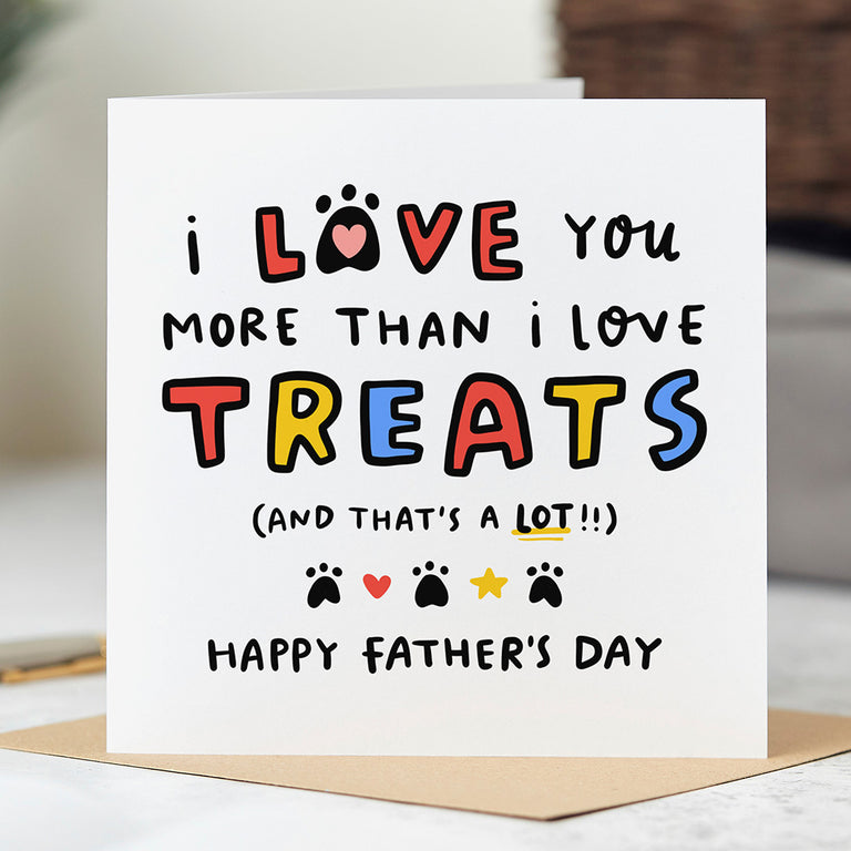 More Than Treats Father's Day Card