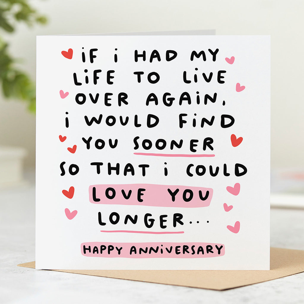 Find You Sooner Anniversary Card
