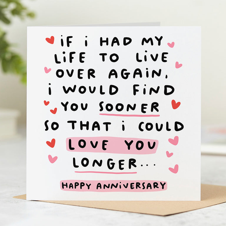 Find You Sooner Anniversary Card