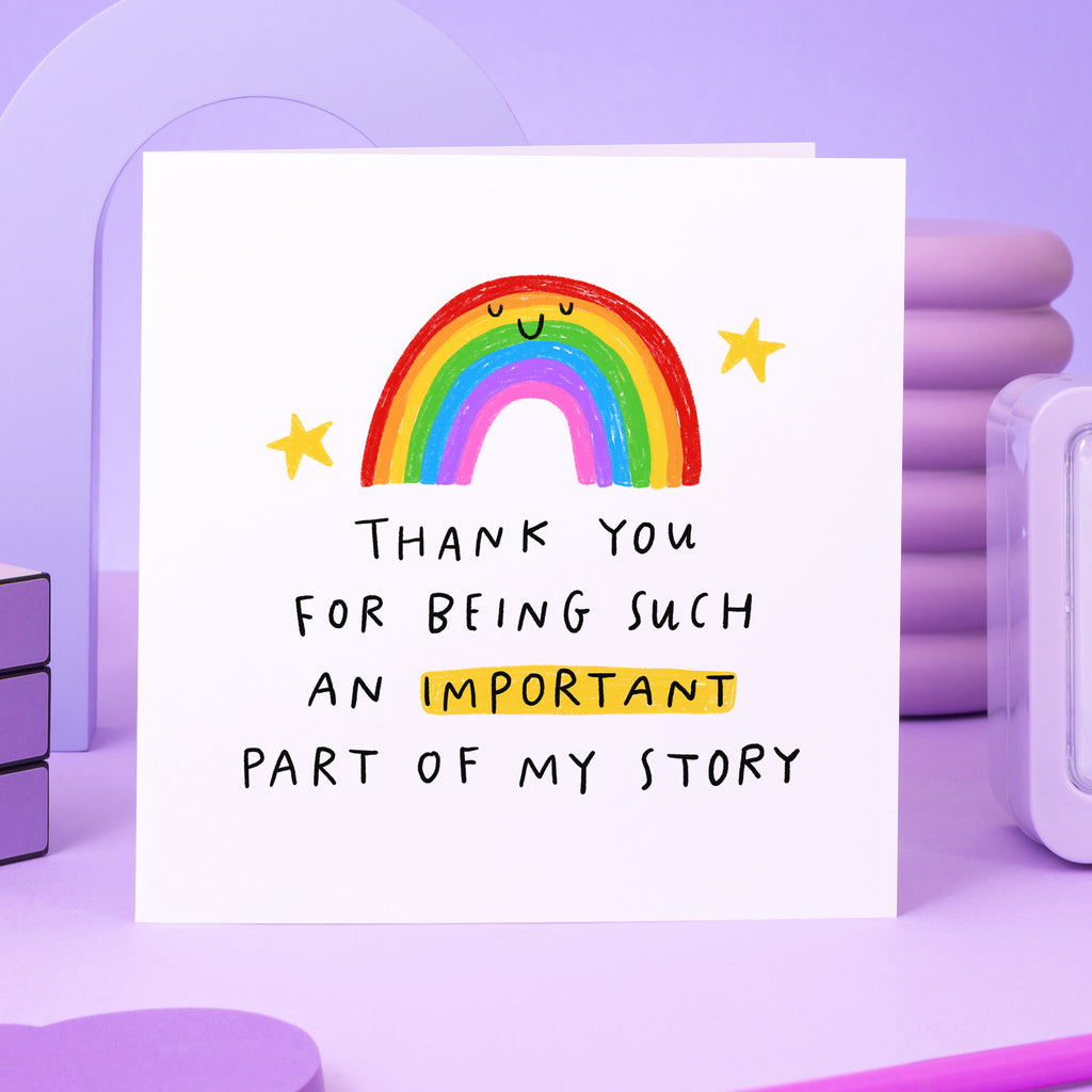 Part Of My Story Thank You Card