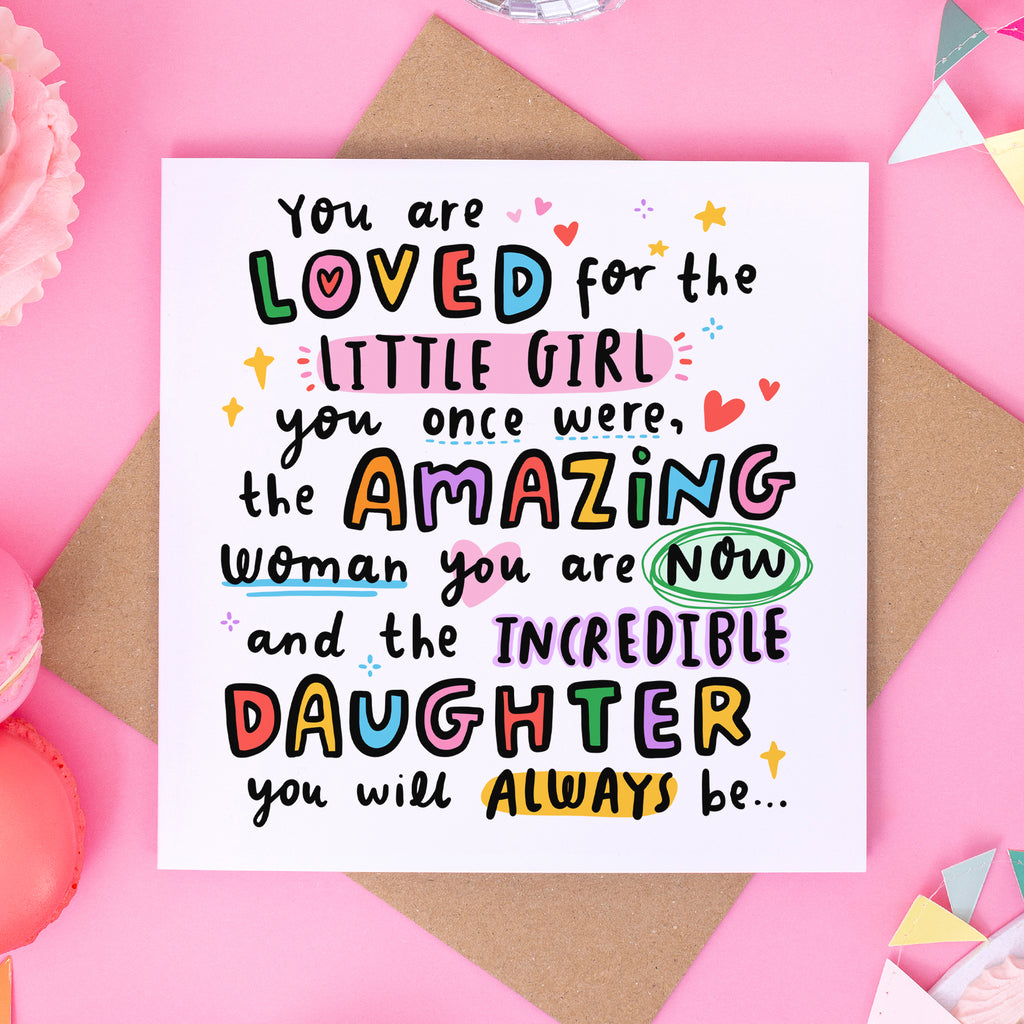 Incredible Daughter Birthday Card