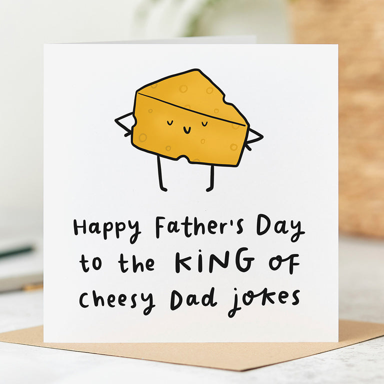 Cheesy Dad Jokes Father's Day Card