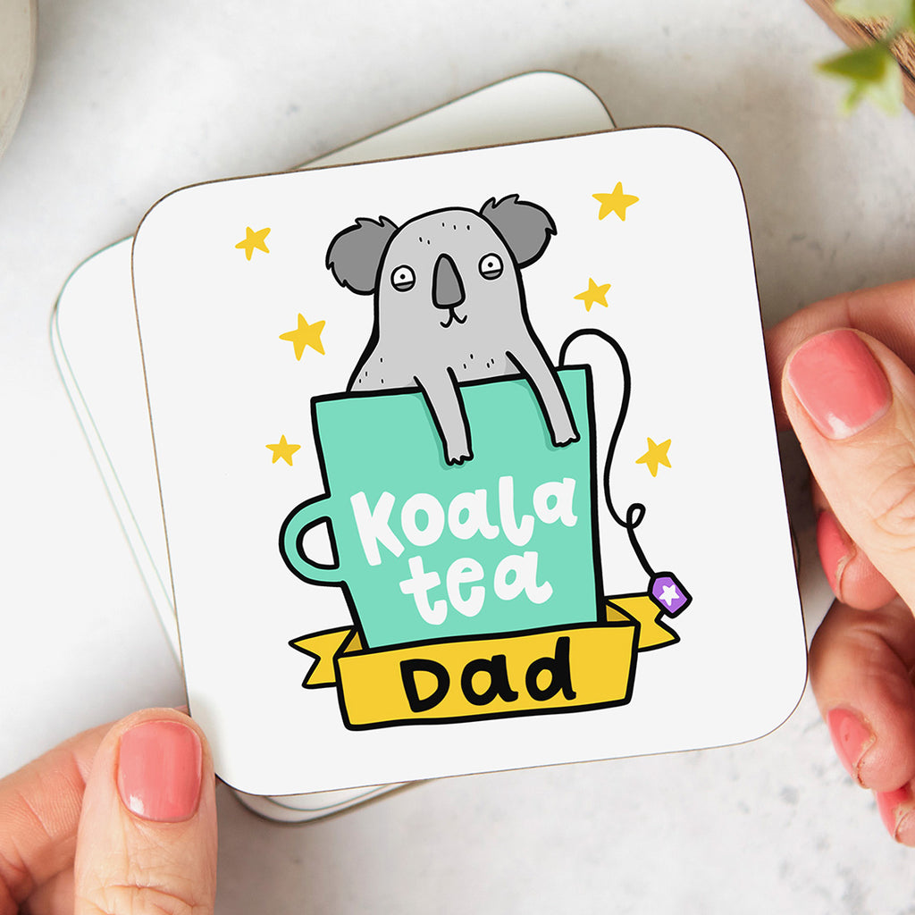 Dad Koala Tea Coaster