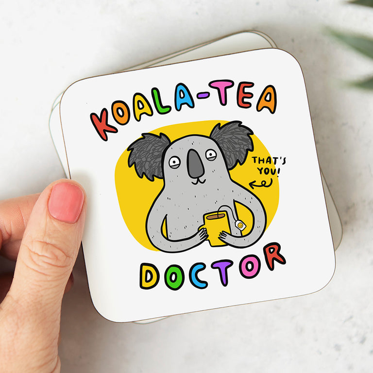 Doctor Koala Tea Coaster