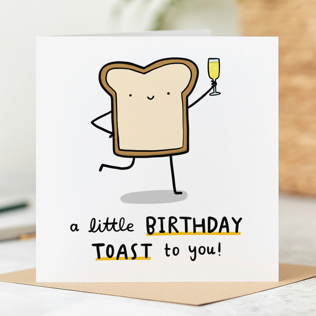 Toast You Birthday Card