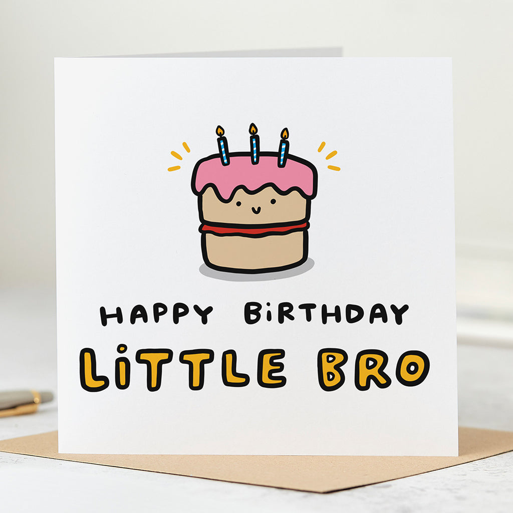 Little Bro Birthday Card